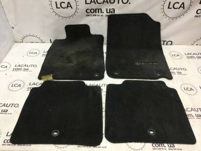 Комплект ковриков салона Lexus ES300h ES350 13-18 тряпка, черный PT2083313020