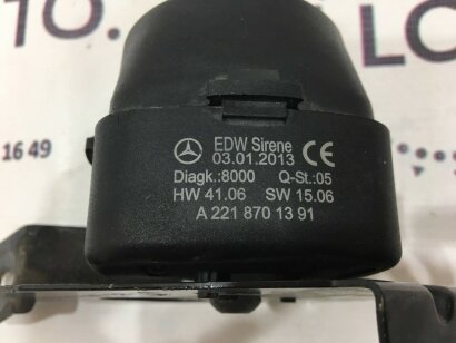 Сирена сигнализации Mercedes W221 A2218701391