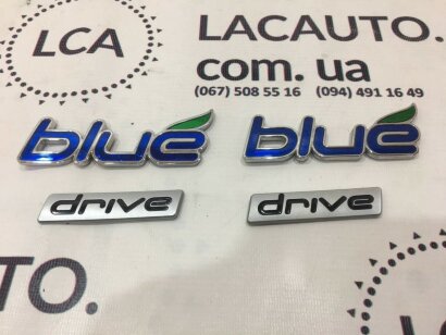Эмблема значок двери перед лев Hyundai Sonata 11-15 blue drive